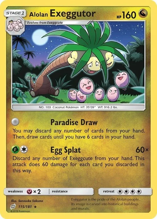 Alolan Exeggutor — Team Up