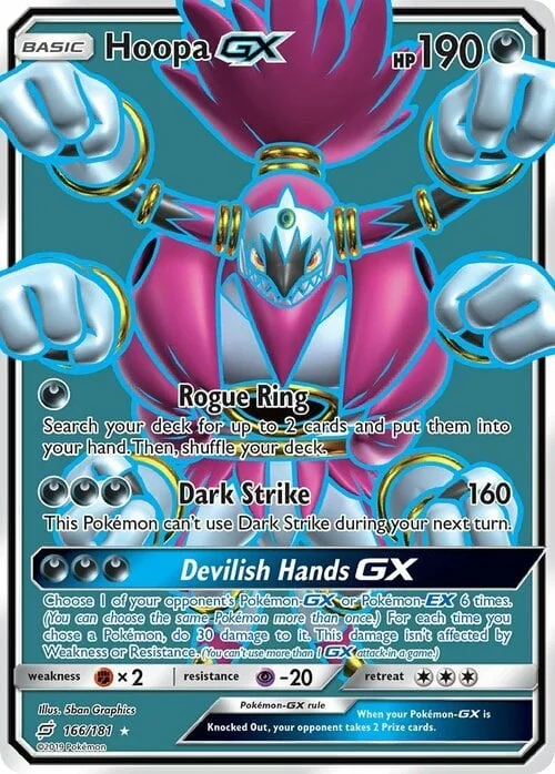 Hoopa GX — Team Up