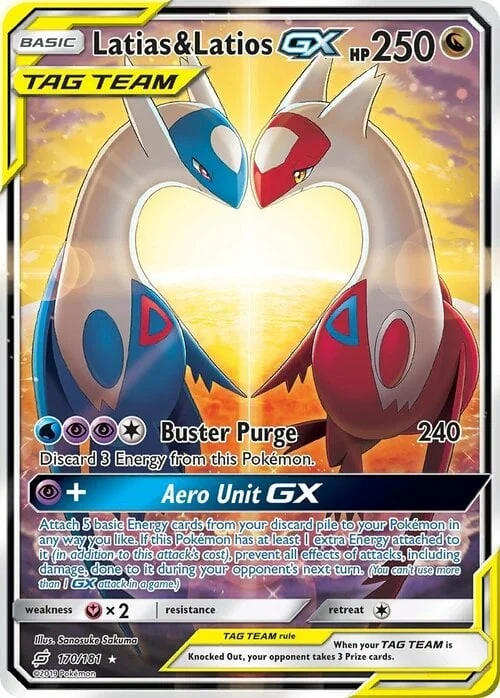 Latias & Latios GX — Team Up