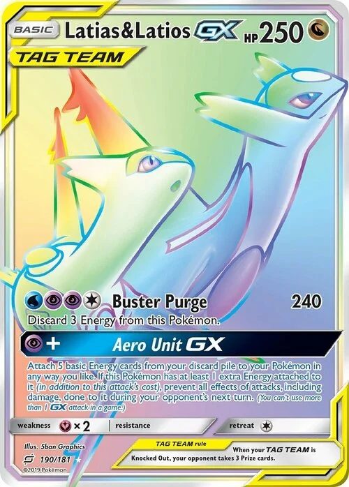 Latias & Latios GX — Team Up