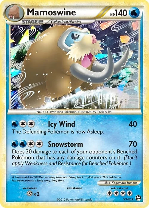 Mamoswine — Theme Deck & Blisters Exclusives