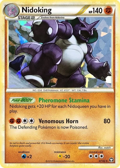 Nidoking — Theme Deck & Blisters Exclusives