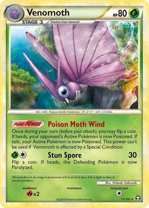 Venomoth — Theme Deck & Blisters Exclusives