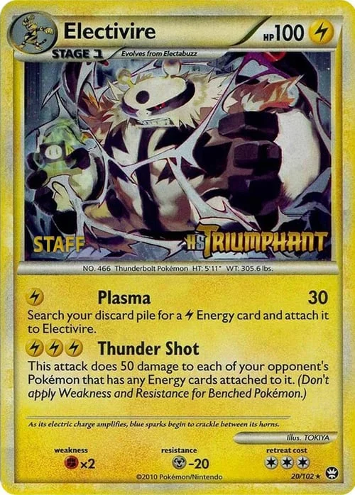 Electivire — Prerelease Promos