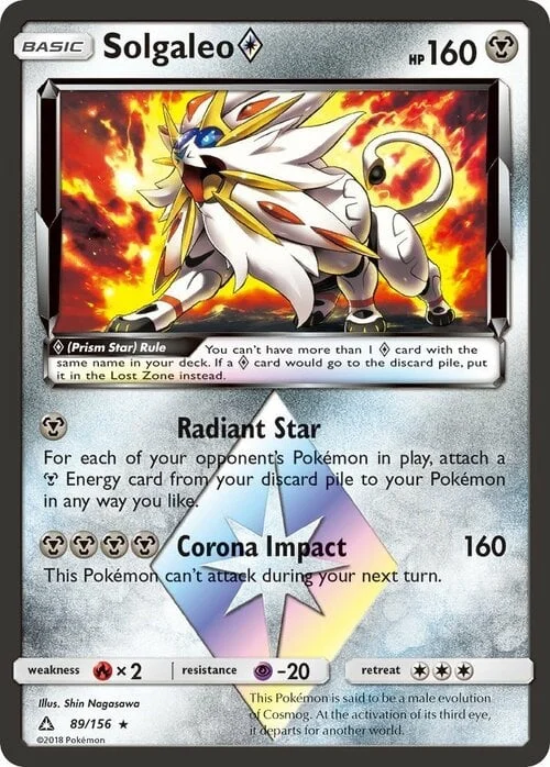 Solgaleo Prism Star — Ultra Prism
