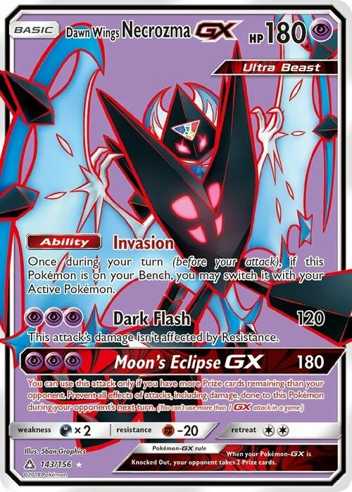 Dawn Wings Necrozma GX — Ultra Prism