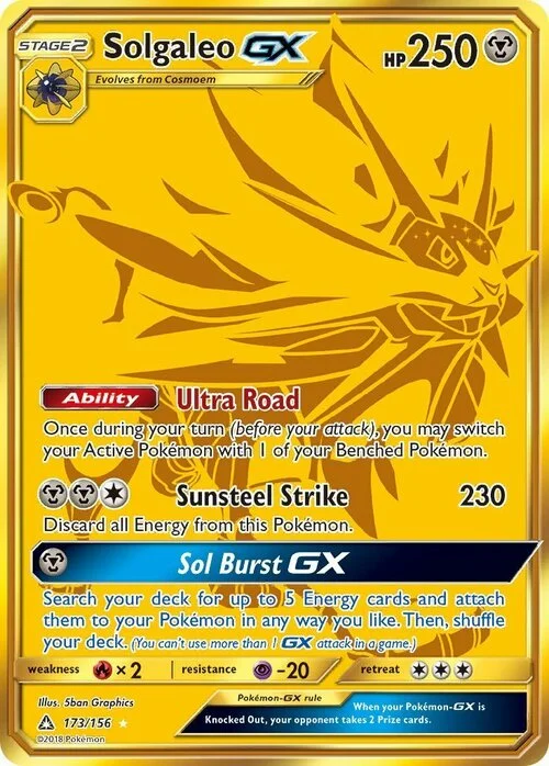 Solgaleo GX — Ultra Prism