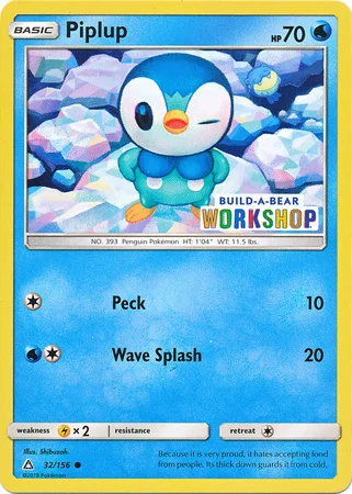 Piplup — Retail Exclusive Promos