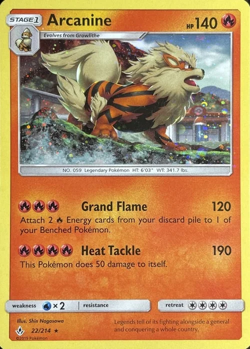 Arcanine — Theme Deck & Blisters Exclusives