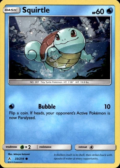 Squirtle — Theme Deck & Blisters Exclusives