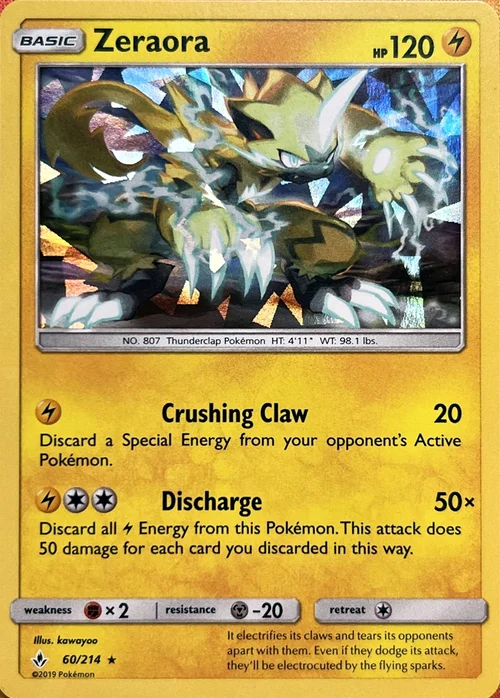 Zeraora — Theme Deck & Blisters Exclusives