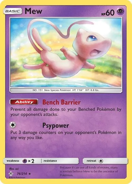 Mew — Theme Deck & Blisters Exclusives