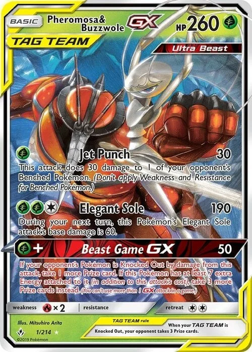Pheromosa & Buzzwole GX — Unbroken Bonds
