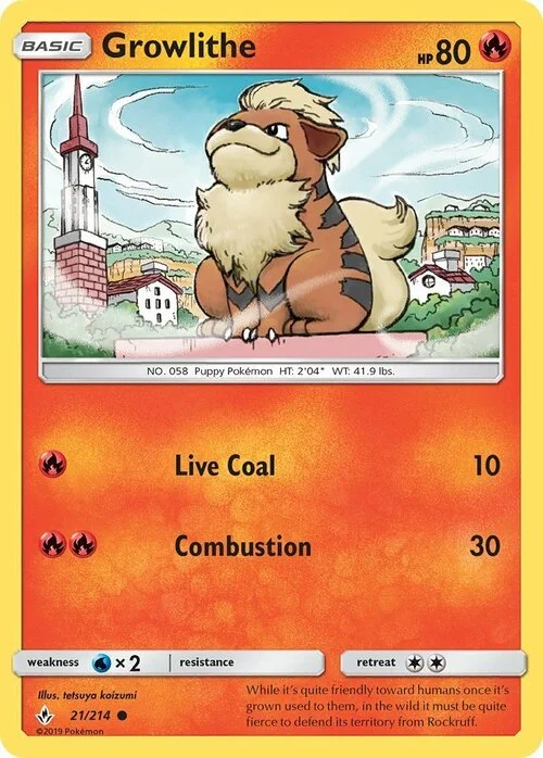 Growlithe — Unbroken Bonds