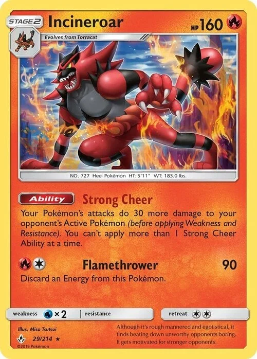 Incineroar — Unbroken Bonds