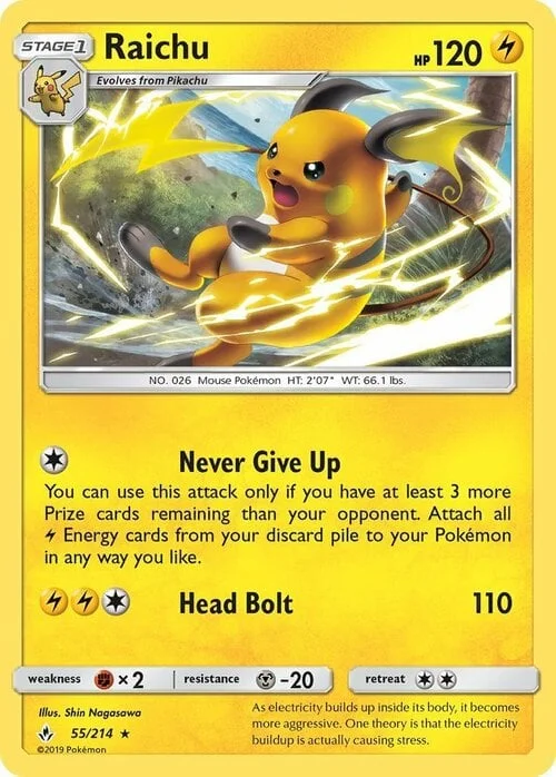 Raichu — Unbroken Bonds
