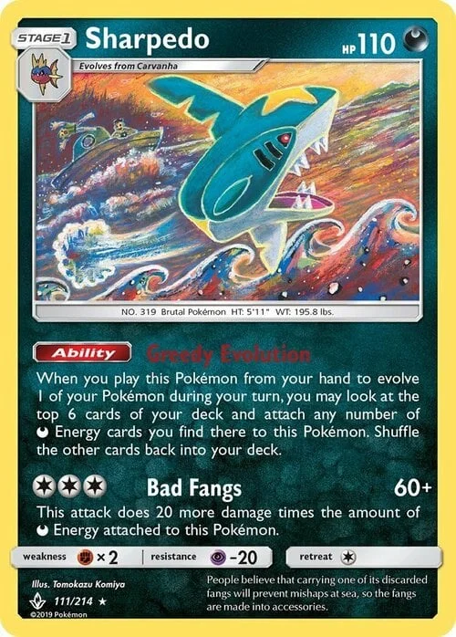 Sharpedo — Unbroken Bonds