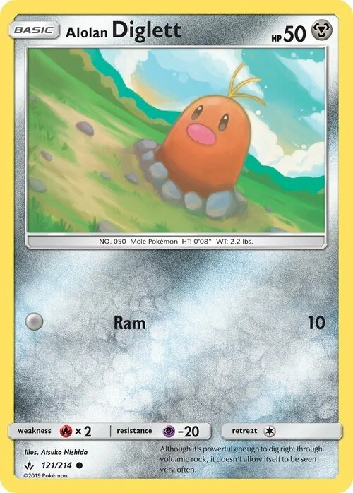 Alolan Diglett — Unbroken Bonds