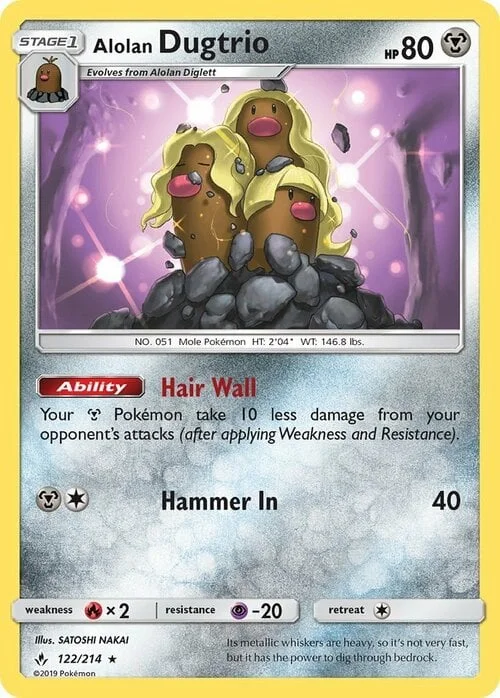 Alolan Dugtrio — Unbroken Bonds