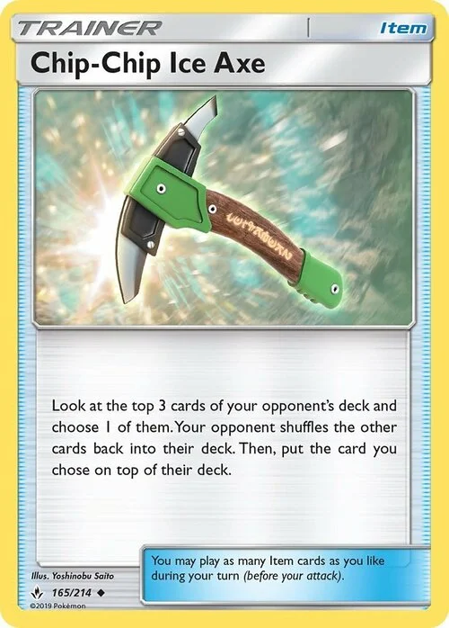 Chip-Chip Ice Axe — Unbroken Bonds