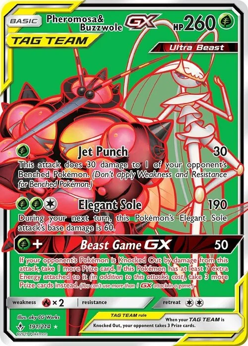 Pheromosa & Buzzwole GX — Unbroken Bonds