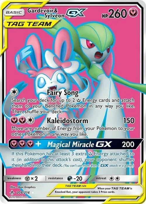 Gardevoir & Sylveon GX — Unbroken Bonds