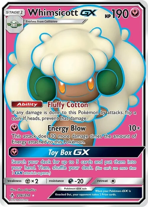 Whimsicott GX — Unbroken Bonds