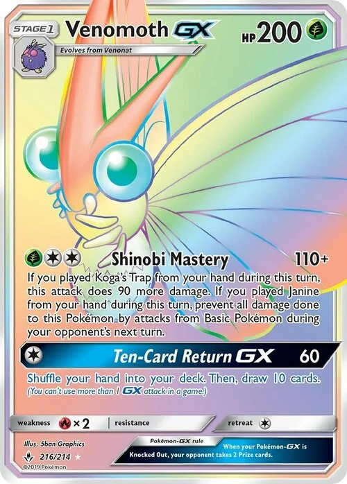 Venomoth GX — Unbroken Bonds