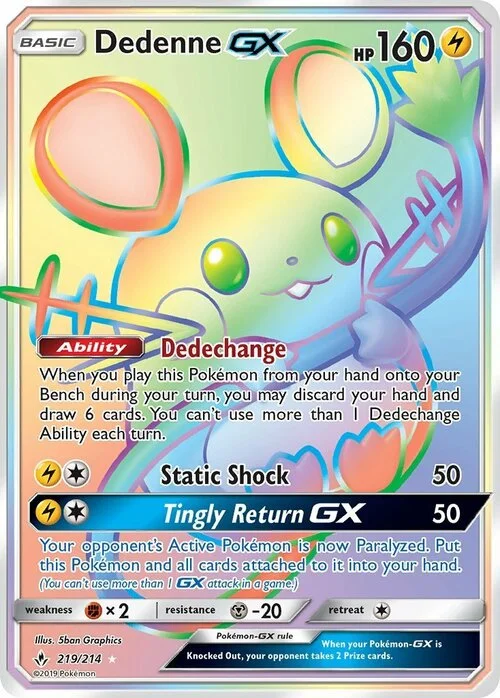Dedenne GX — Unbroken Bonds
