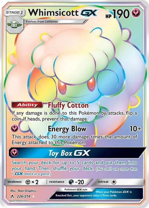 Whimsicott GX — Unbroken Bonds