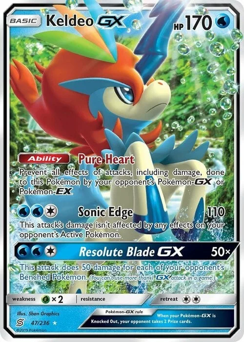 Keldeo GX — Unified Minds