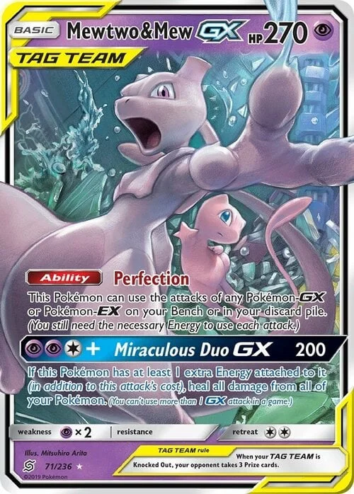 Mewtwo & Mew GX — Unified Minds