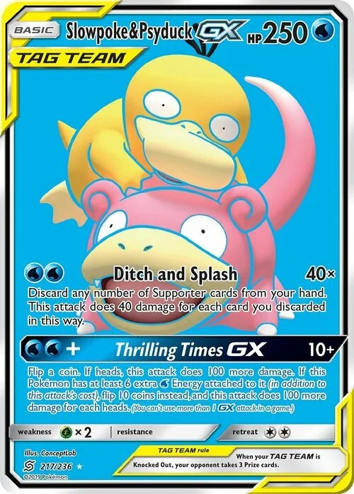 Slowpoke & Psyduck GX — Unified Minds