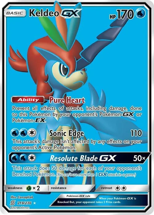 Keldeo GX — Unified Minds