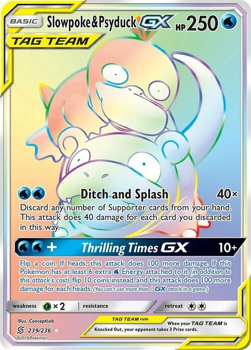 Slowpoke & Psyduck GX — Unified Minds