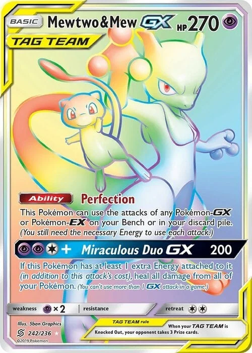 Mewtwo & Mew GX — Unified Minds