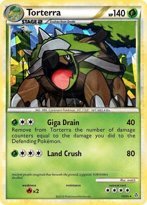 Torterra — Theme Deck & Blisters Exclusives