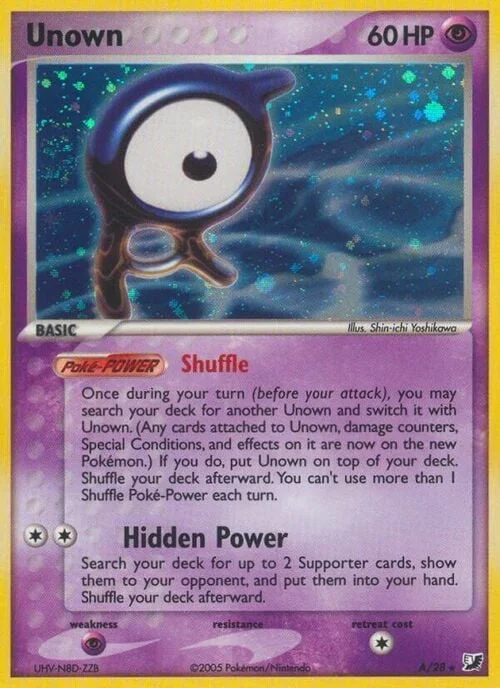 Unown [A] — Unown sub-set Unseen Forces