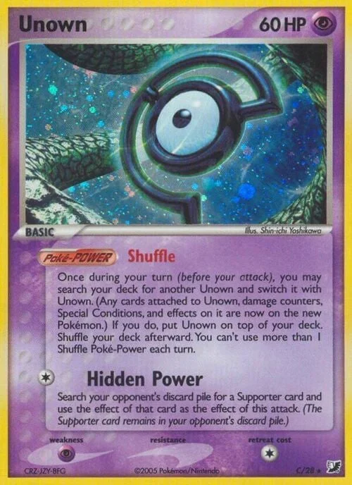 Unown [C] — Unown sub-set Unseen Forces
