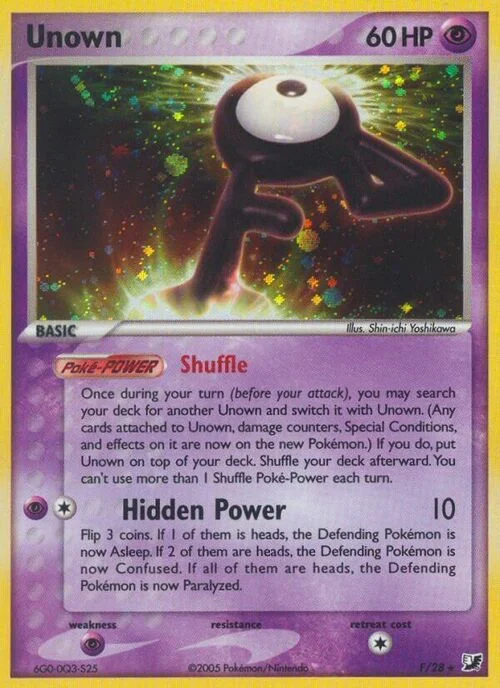 Unown [F] — Unown sub-set Unseen Forces