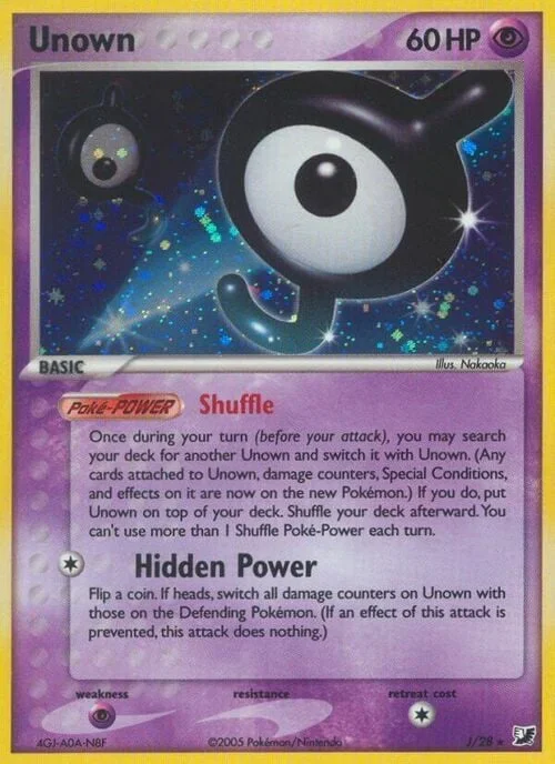 Unown [J] — Unown sub-set Unseen Forces