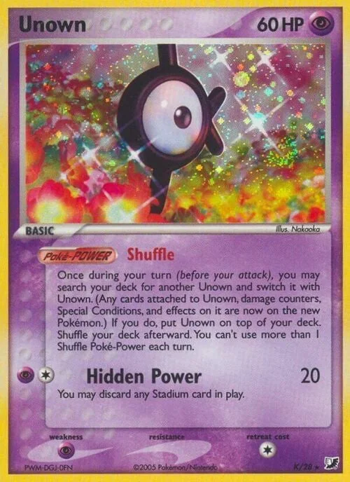 Unown [K] — Unown sub-set Unseen Forces
