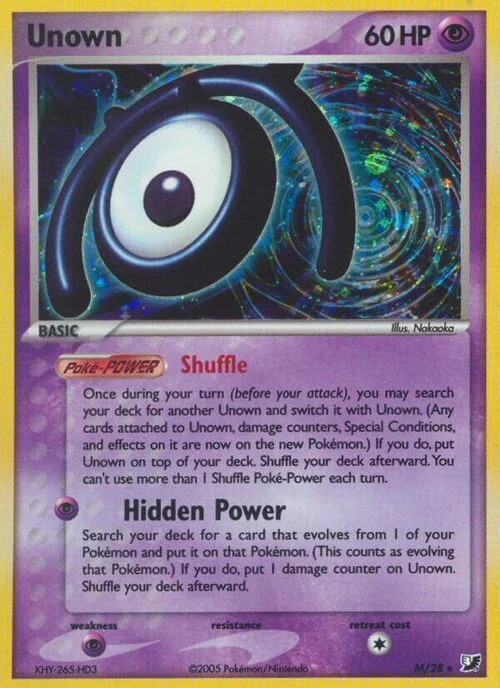 Unown [M] — Unown sub-set Unseen Forces