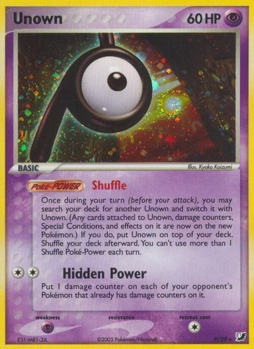 Unown [P] — Unown sub-set Unseen Forces