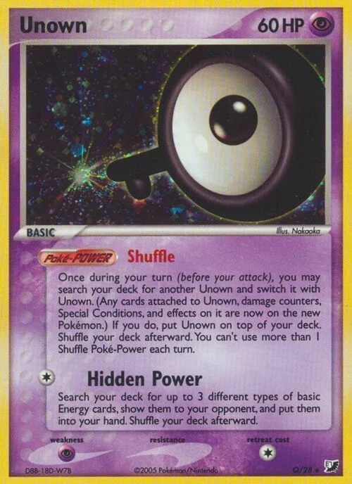 Unown [Q] — Unown sub-set Unseen Forces