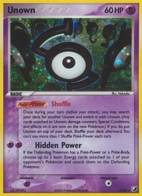 Unown [S] — Unown sub-set Unseen Forces
