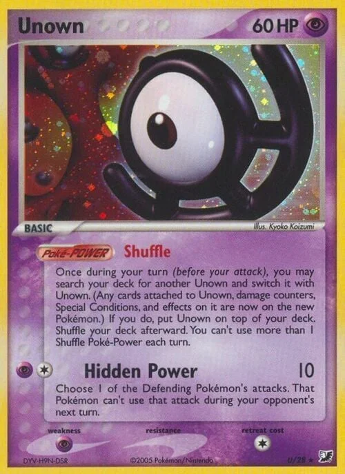 Unown [U] — Unown sub-set Unseen Forces