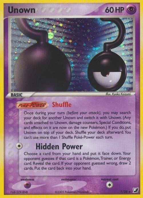Unown [?] — Unown sub-set Unseen Forces