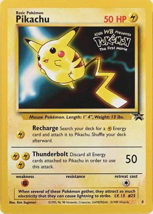 Pikachu — Wizards Black Star Promos