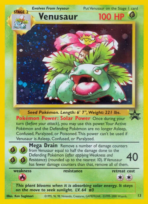 Venusaur — Wizards Black Star Promos